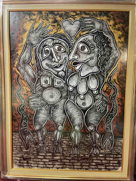 Фантастичното творчество на Ставри Калинов в изложбата Post Mortem